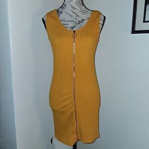 LU<3NYC Ribbed Sleeveless Mini Dress